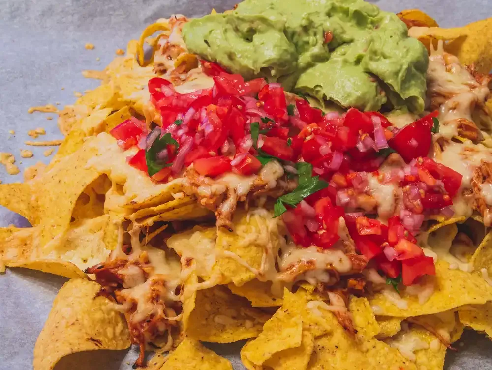 Pulled chicken nacho's