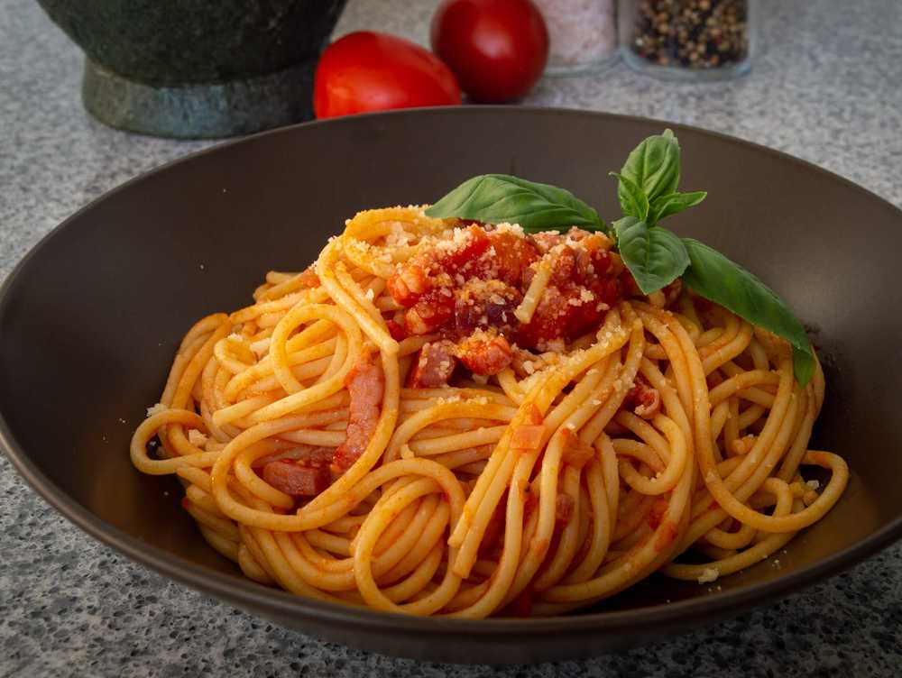 Pasta Amatriciana Chez Laura