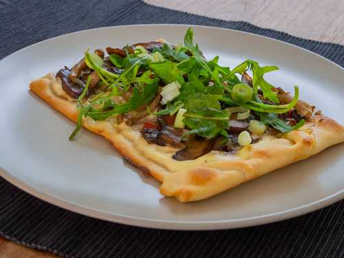 Vegetarische flammkuchen